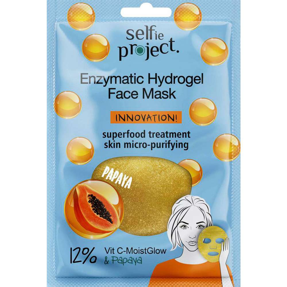 Produktabbildung Selfie Project Enzymatic Hydrogel Gesichtsmaske, Papaya