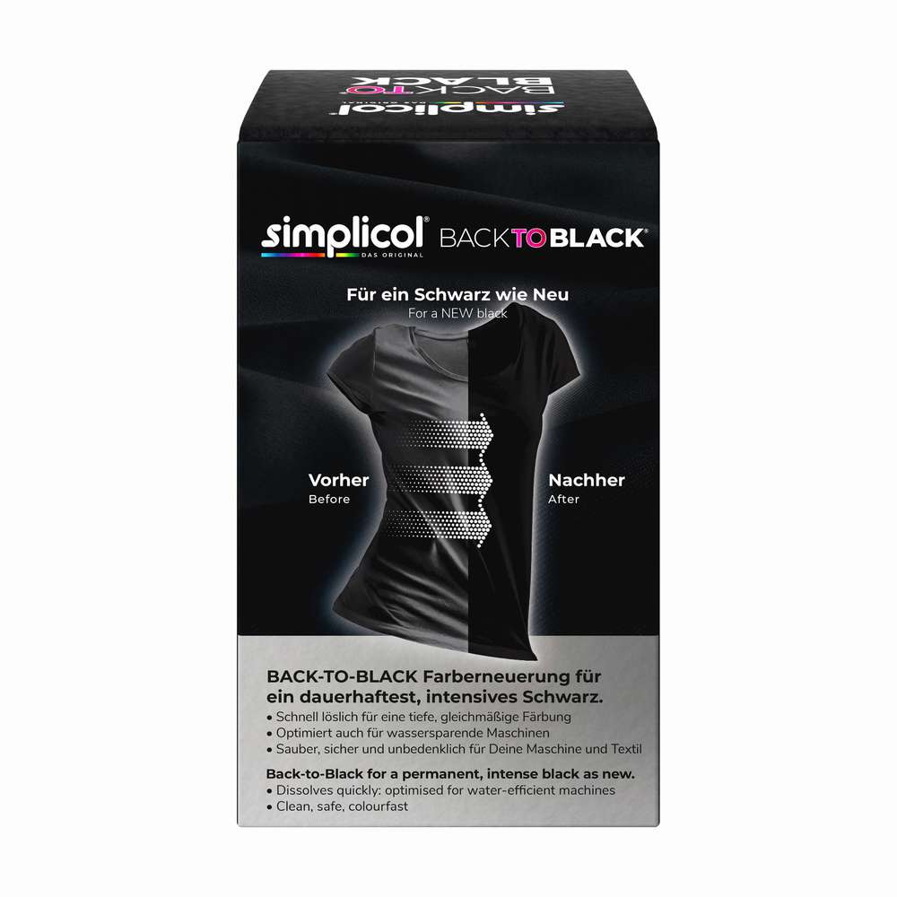 Produktabbildung simplicol Textilfarbe Back to Black