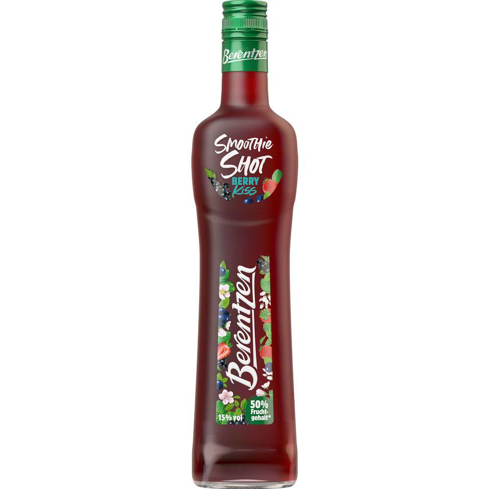 Produktabbildung Berentzen Likör Smoothie Berry Kiss 15%