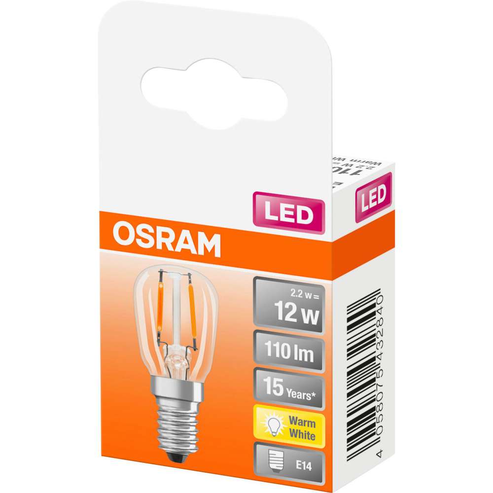 Produktabbildung Osram LED Spezialform, E14, 2.2W, 230V