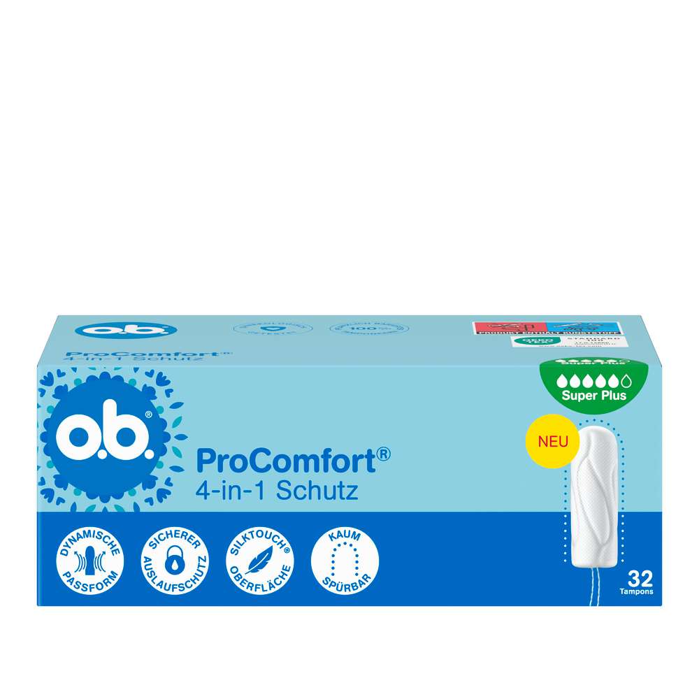 Produktabbildung o.b. Tampons Pro Comfort, Super Plus