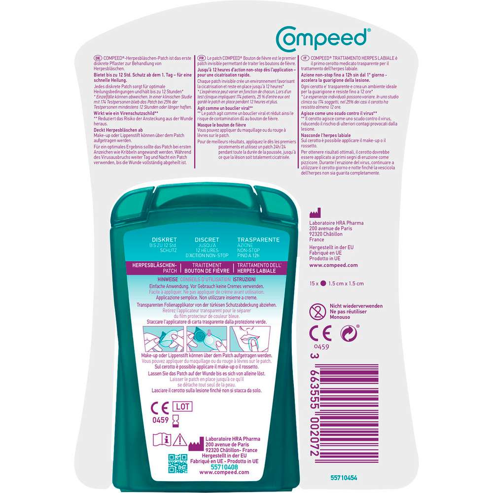 Produktabbildung Compeed Herpesbläschen Patches