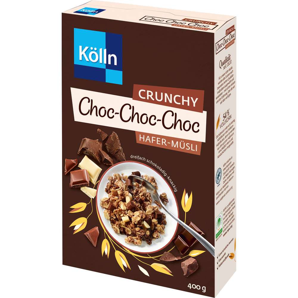 Produktabbildung Kölln Müsli Knusper Hafer, Choc-Choc-Choc