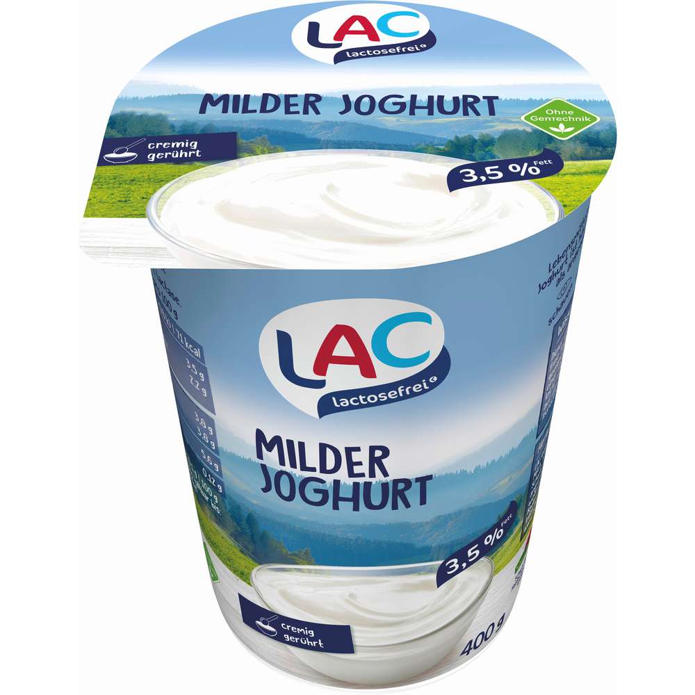 Produktabbildung LAC Joghurt 3,5% mild, laktosefrei