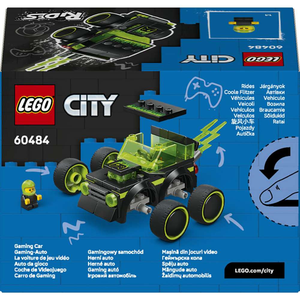 Produktabbildung Lego LEGO City Coole Flitzer – Gaming-Rennauto 60484