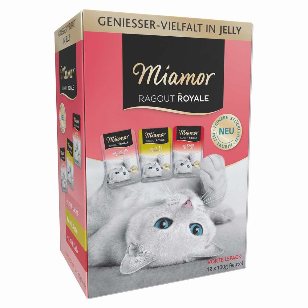 Produktabbildung Miamor Katzen-Nassfutter Ragout Royal, Pute/Lachs/Kalb
