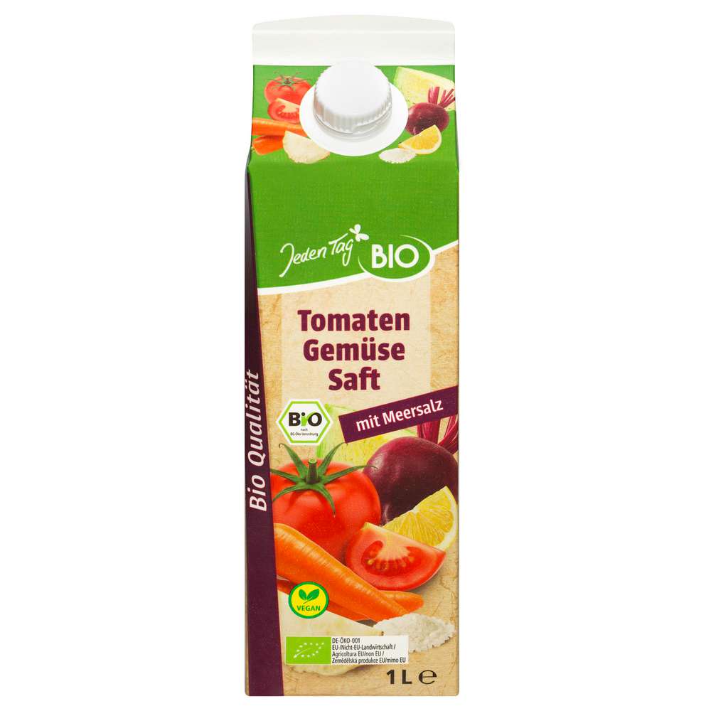 Produktabbildung Jeden Tag Bio Tomaten-Gemüsesaft
