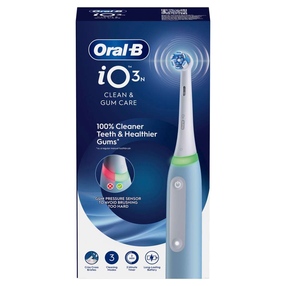 Produktabbildung Oral-B Elektrische Zahnbürste iO3, Ice Blue