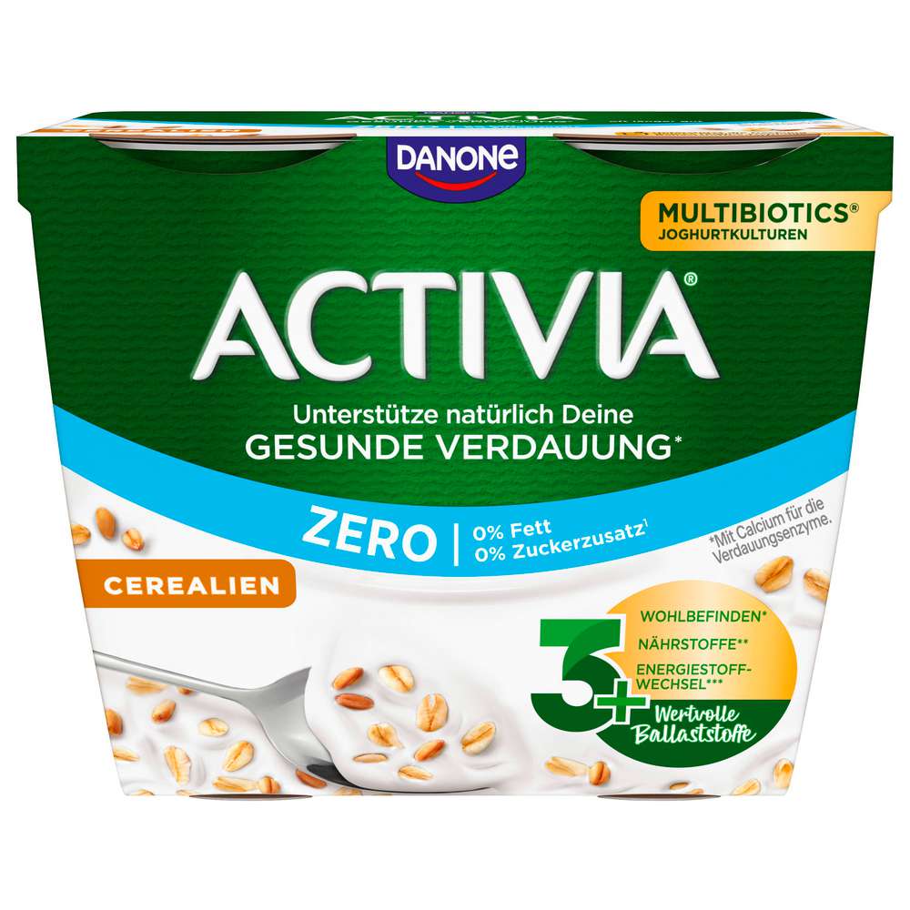 Produktabbildung Danone Activia Joghurt Zero, Cerealien