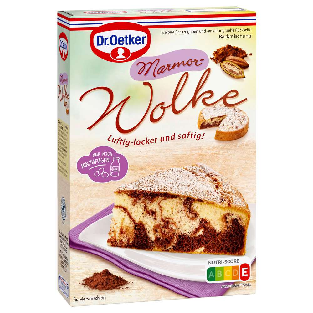 Produktabbildung Dr. Oetker Backmischung Marmor-Wolke