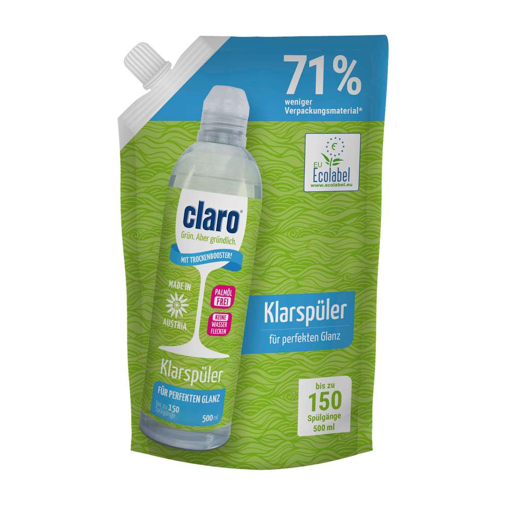 Produktabbildung claro Öko Klarspüler Nachfüller