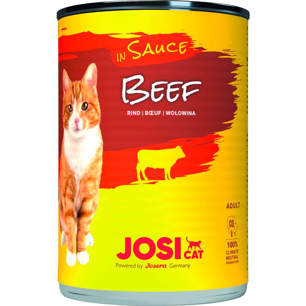 Produktabbildung JosiCat Katzen-Nassfutter, Rind in Sauce