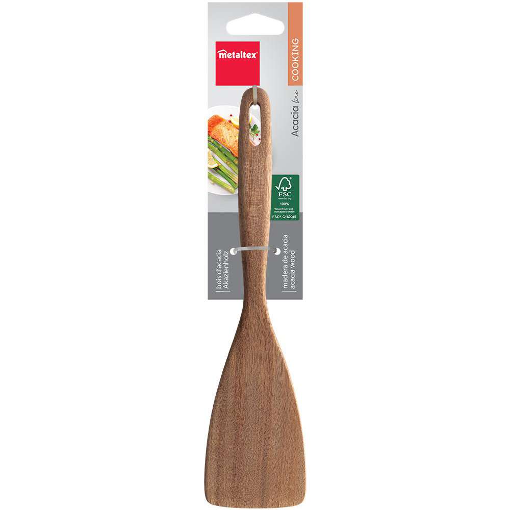 Produktabbildung Metaltex Pfannenwender Acacia Line, braun