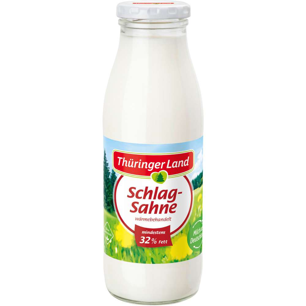 Produktabbildung Thüringer Land Frische Schlagsahne 32% Fett, MW