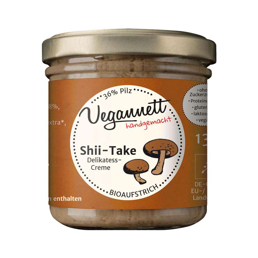 Produktabbildung Vegannett Bio Brotaufstrich, Shii-Take
