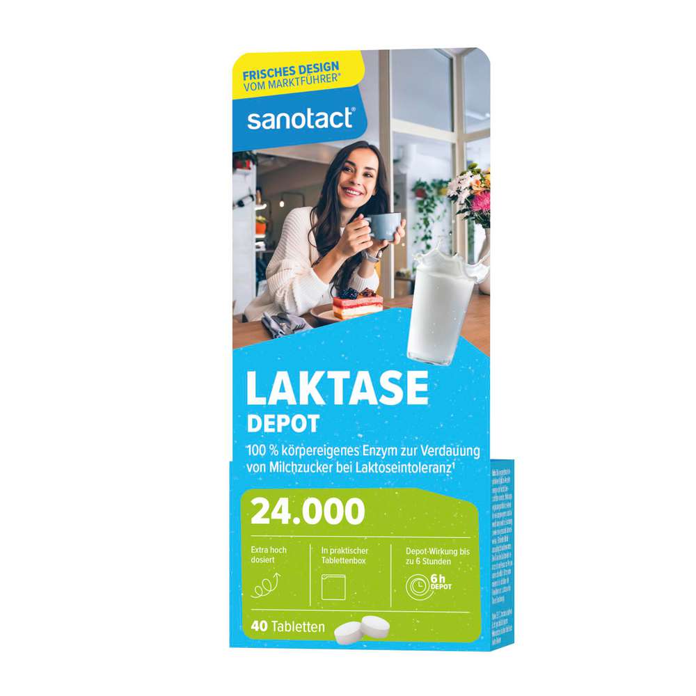 Produktabbildung sanotact Laktase, 6h Depot
