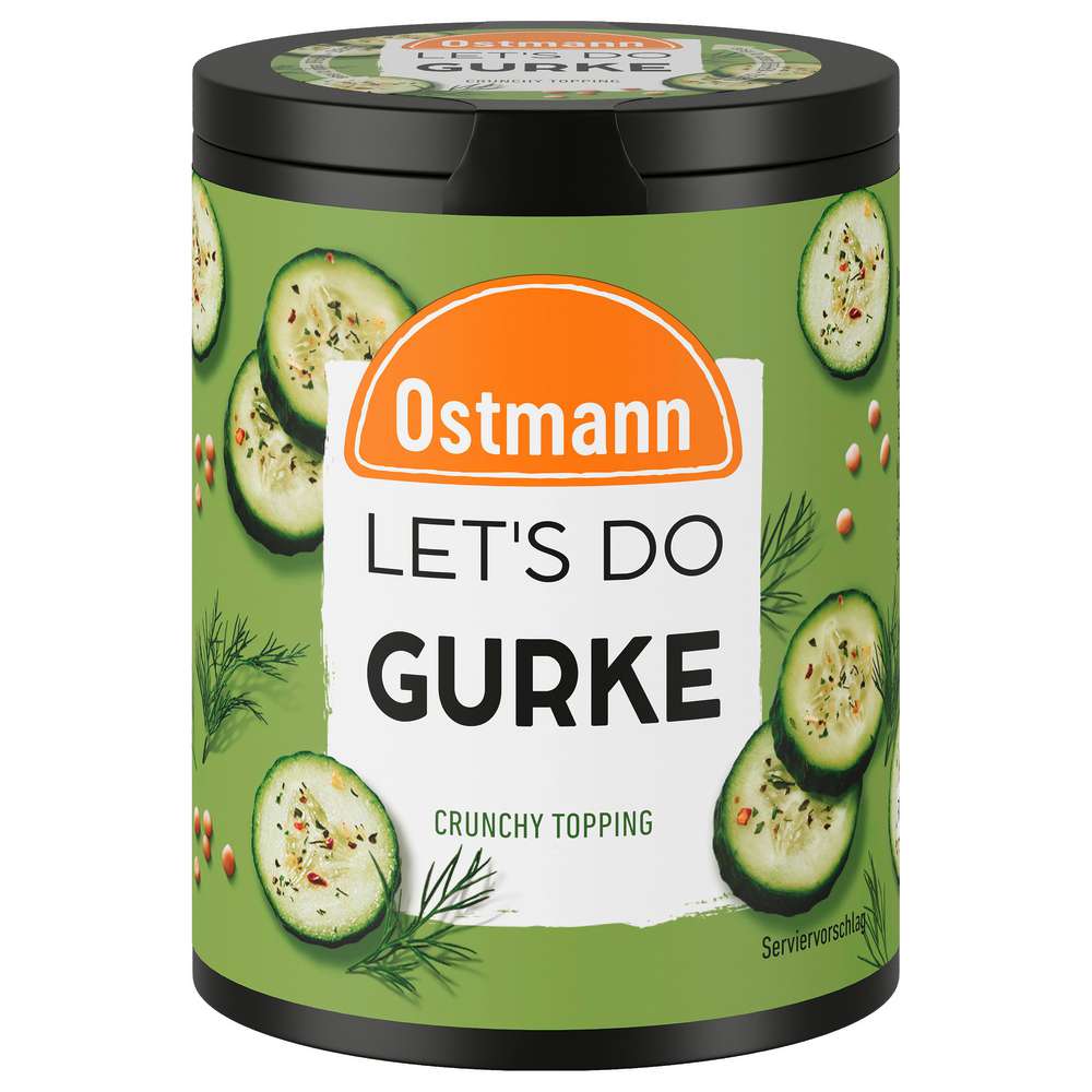 Produktabbildung Ostmann Crunchy Topping Let's Do Gurke