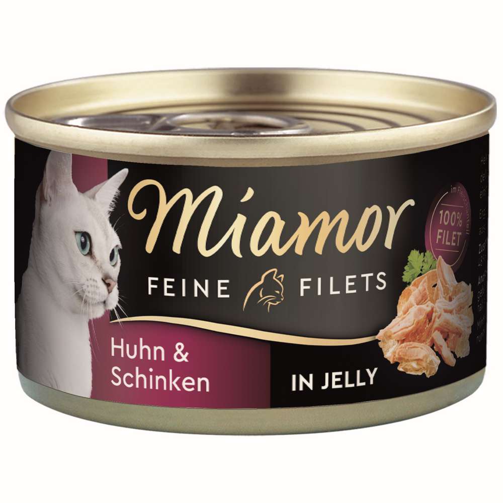 Produktabbildung Miamor Katzen-Nassfutter Feine Filets, Huhn/Schinken