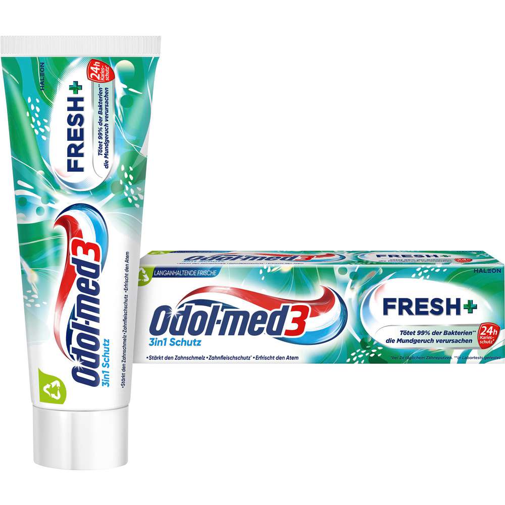 Produktabbildung Odol Med 3 Zahncreme Fresh Plus 3in1 Schutz