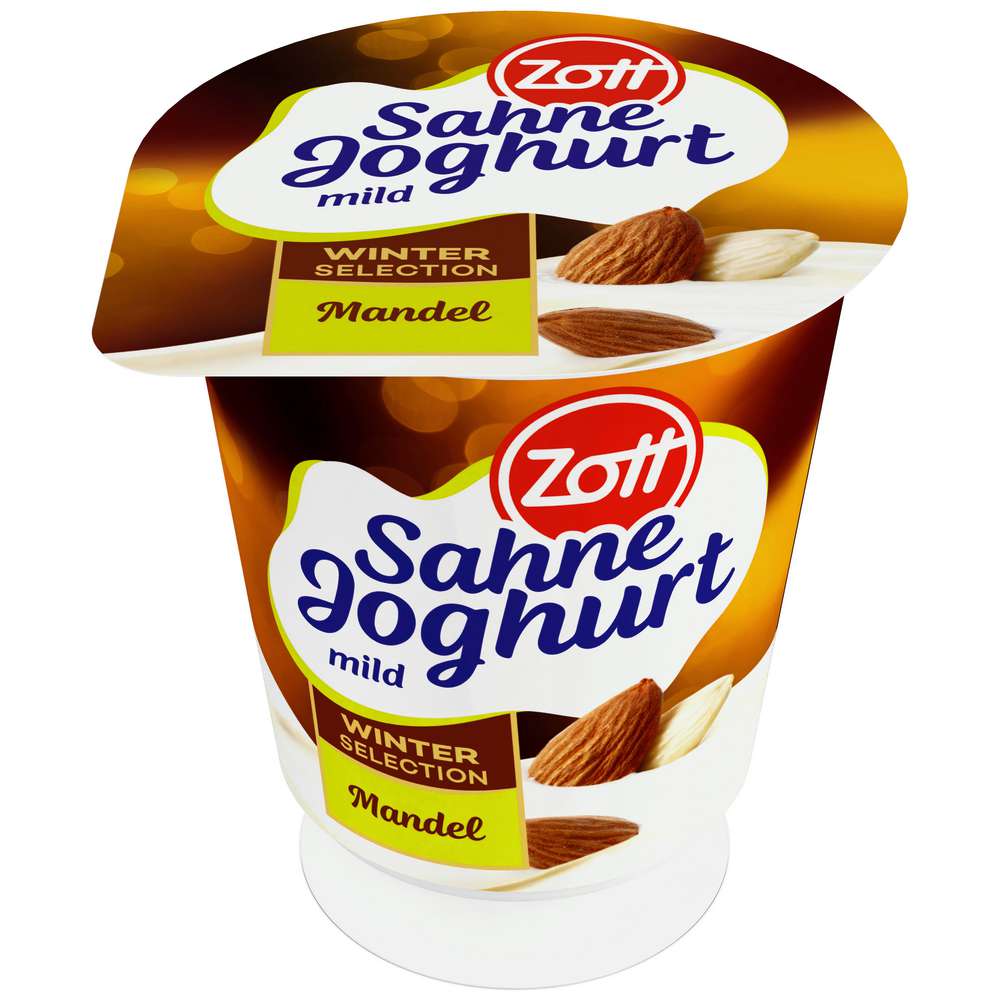 Produktabbildung Zott Sahnejoghurt, Winterliche Träume, Mandel