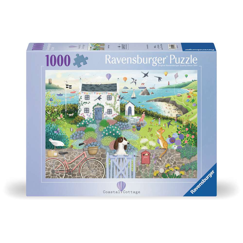 Produktabbildung Ravensburger Puzzle 1000 Teile, Coastal Cottage