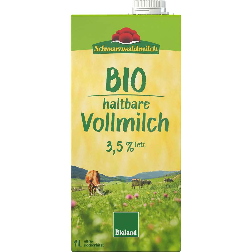Produktabbildung Schwarzwaldmilch Bio haltbare Vollmilch 3,5 % Fett