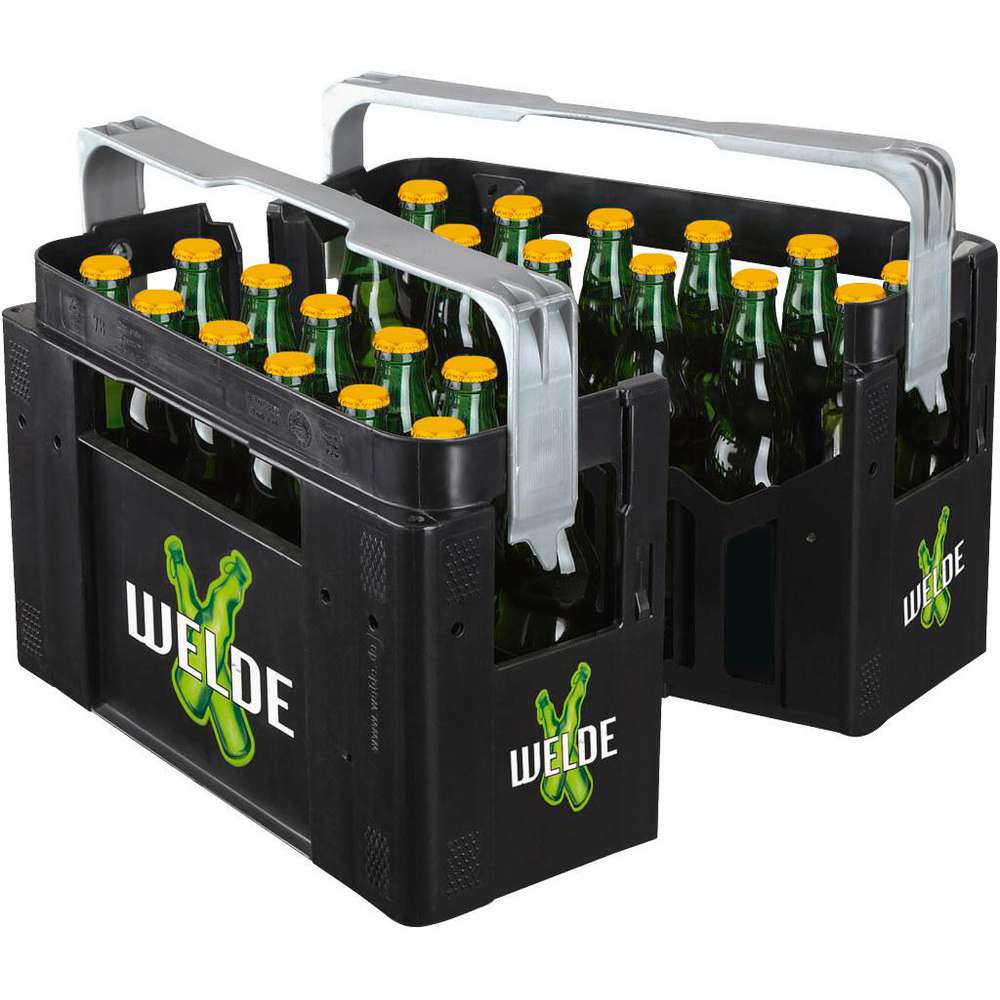 Produktabbildung Welde Biermischgetränk, Naturradler 2,4% (20x 0,500 Liter)