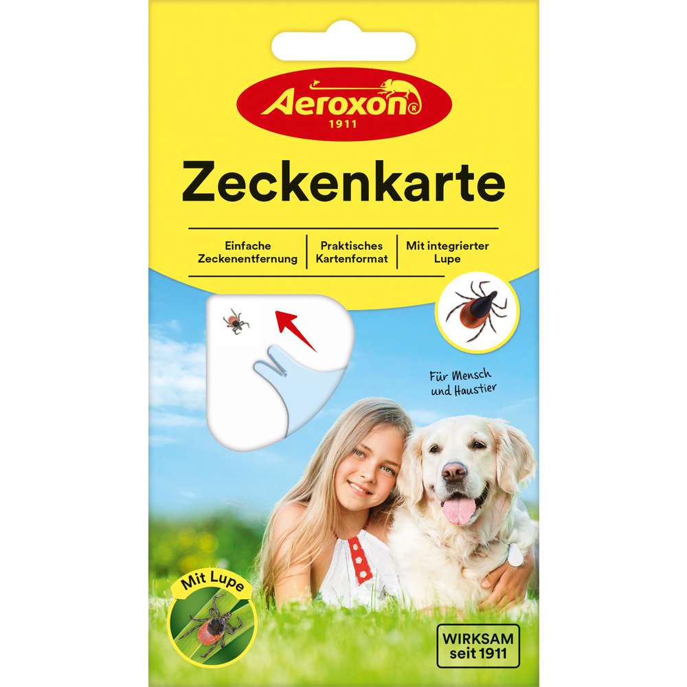 Produktabbildung Aeroxon Zeckenkarte