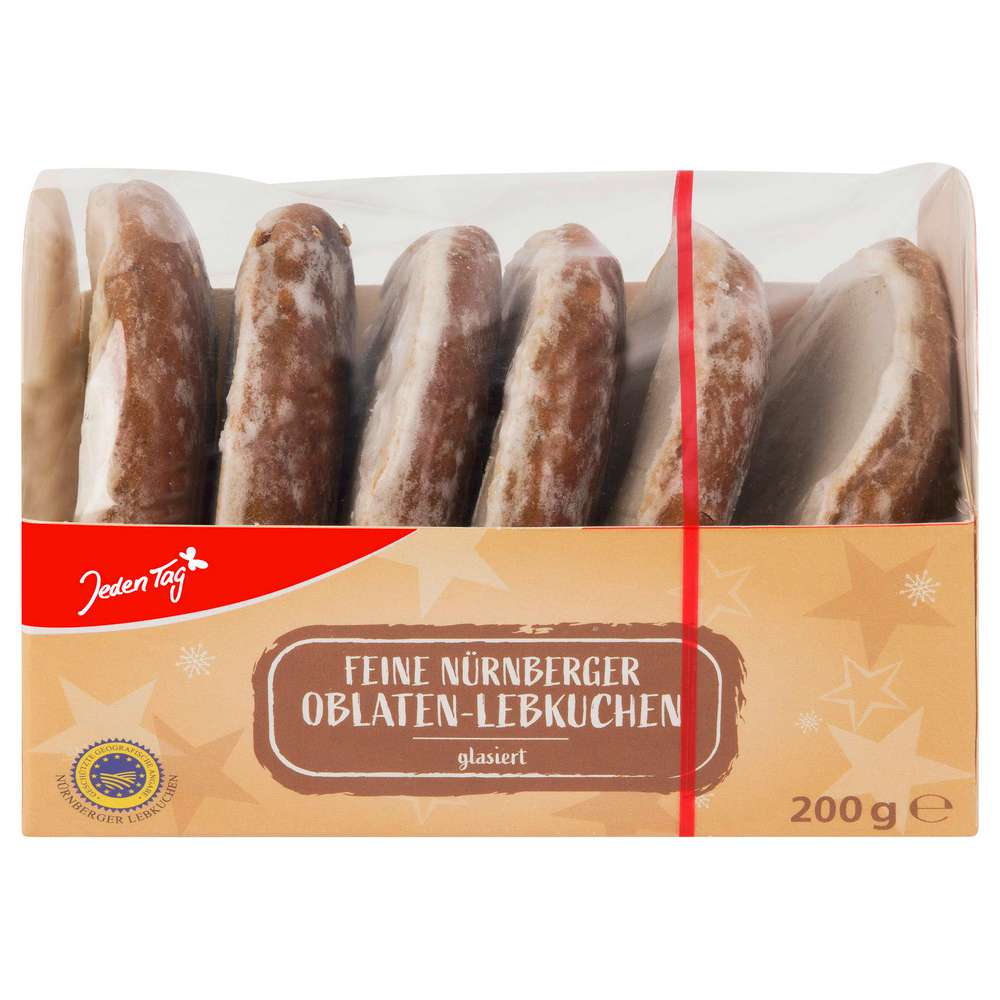 Produktabbildung Jeden Tag Nürnberger Oblaten-Lebkuchen, glasiert