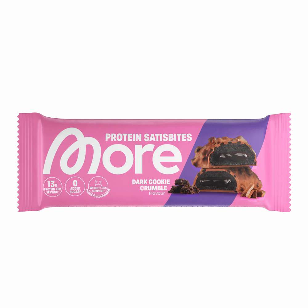 Produktabbildung More Nutrition Protein-Riegel Satisbite, Dark Cookie Crumble