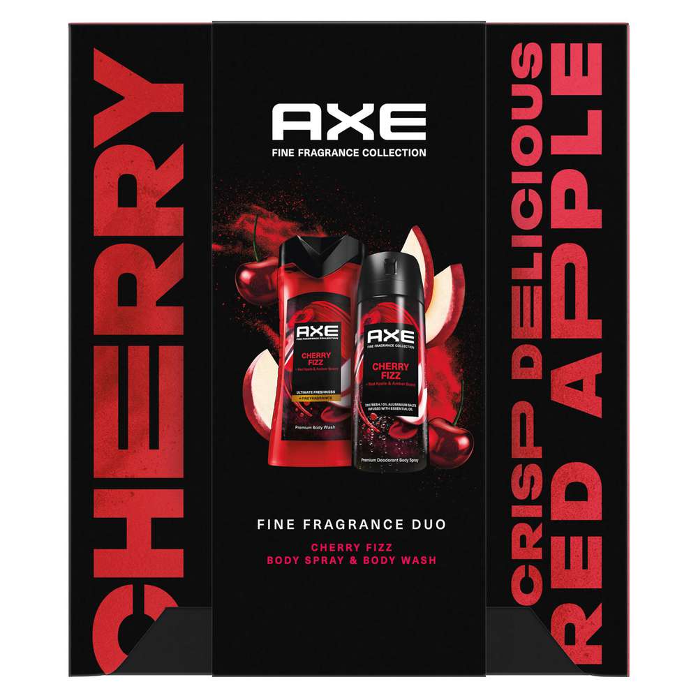 Produktabbildung Axe Geschenk-Set Fine Fragance Duo, Deo/Duschgel Cherry Fizz