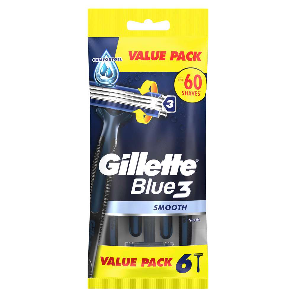 Produktabbildung Gillette Einwegrasierer Blue 3 Smooth