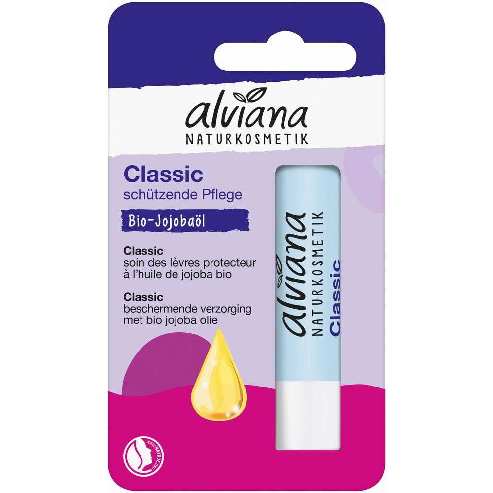 Produktabbildung Alviana Lippenpflege Classic, mit Bio-Jojobaöl