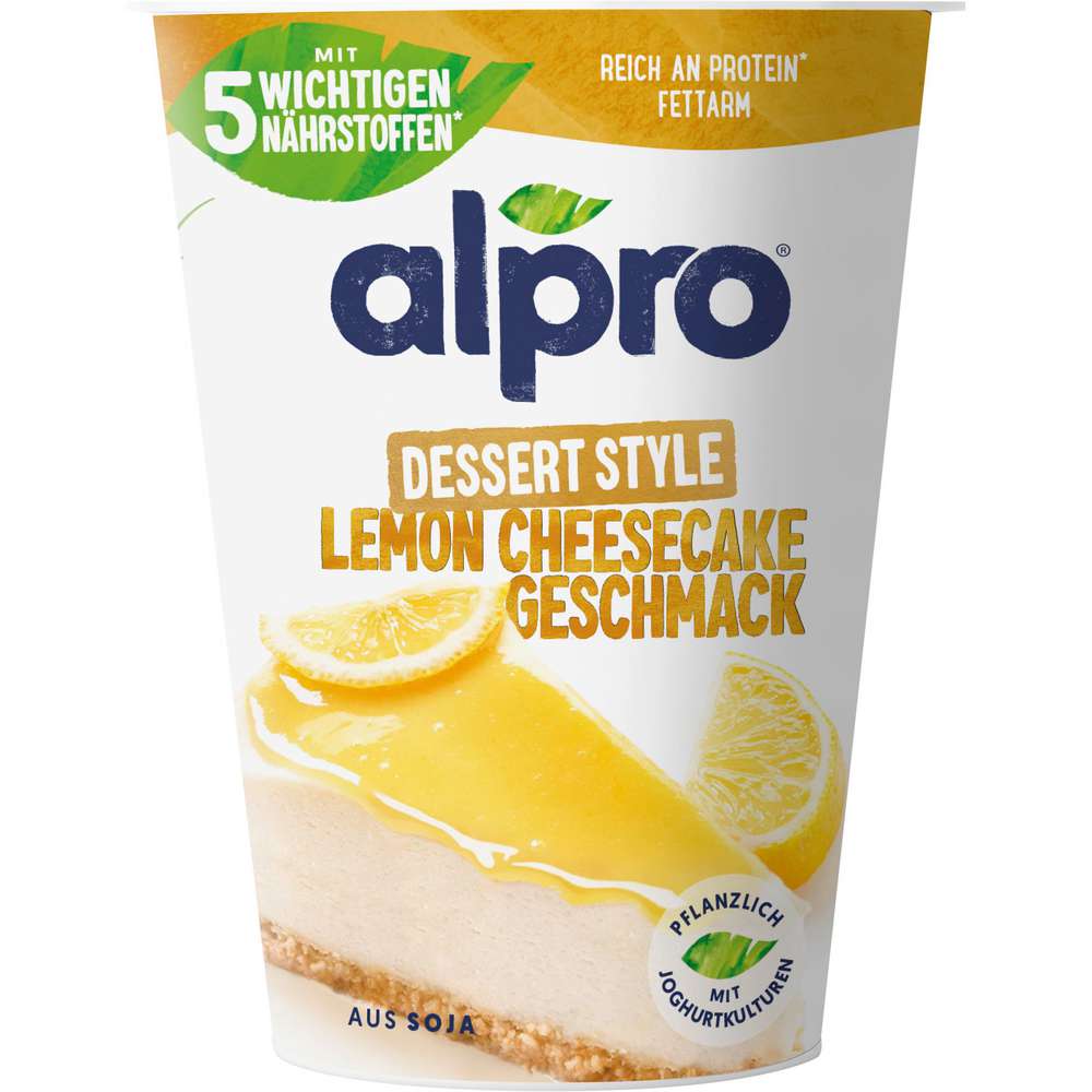 Produktabbildung Alpro Soja-Joghurtalternative, Lemon Cheesecake