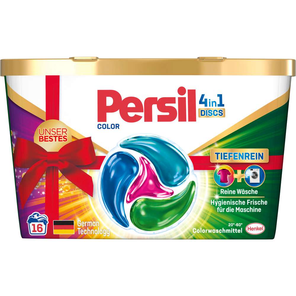 Produktabbildung Persil Color-Waschmittel, 4in1 Discs, Tiefenrein