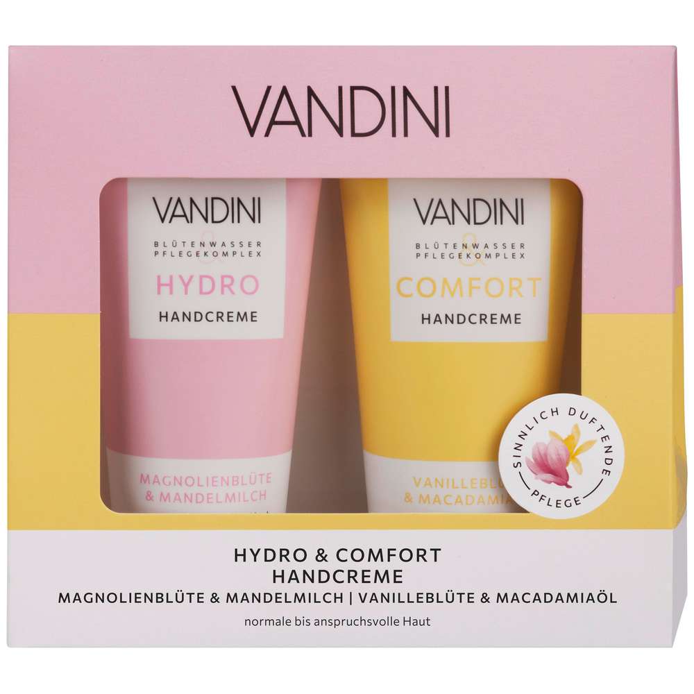 Produktabbildung Vandini  Duo-Set Handcreme HYDRO+COMFORT