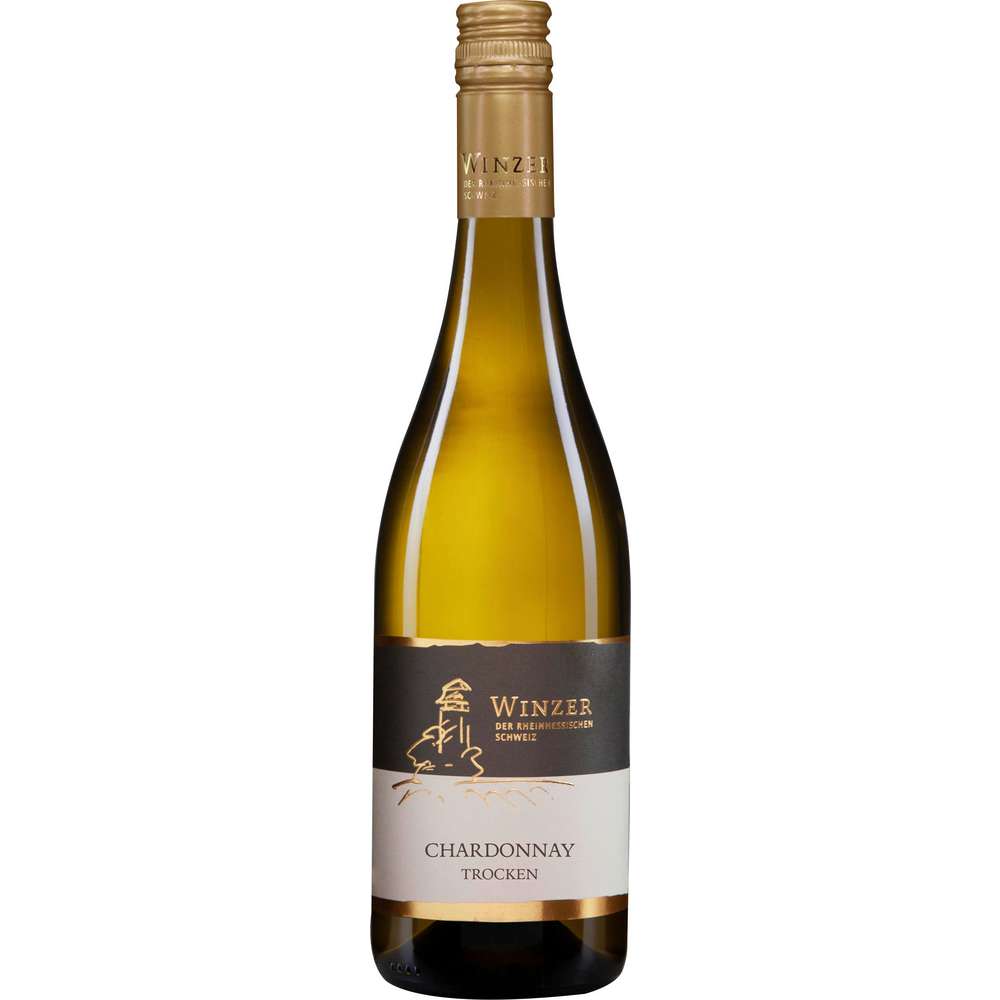Produktabbildung Winzer der rheinhessischen Schweiz CHARDONNAY TROCKEN, Weißwein