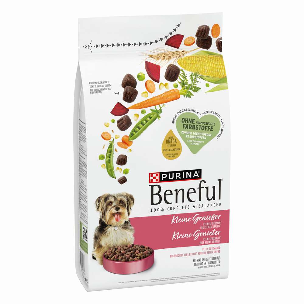 Produktabbildung Purina Hunde-Trockenfutter Beneful, kleine Genießer, Rind/Gartengemüse