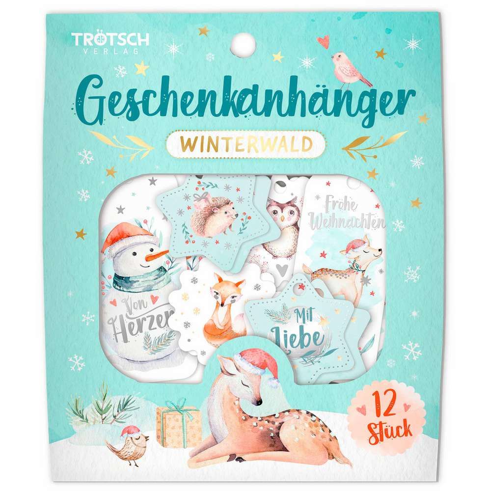 Produktabbildung Trötsch Geschenkanhänger Winterwald
