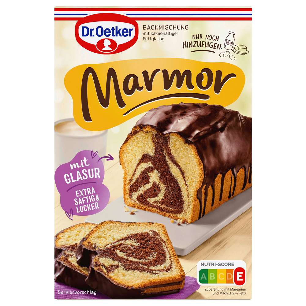 Produktabbildung Dr. Oetker Backmischung Marmorkuchen