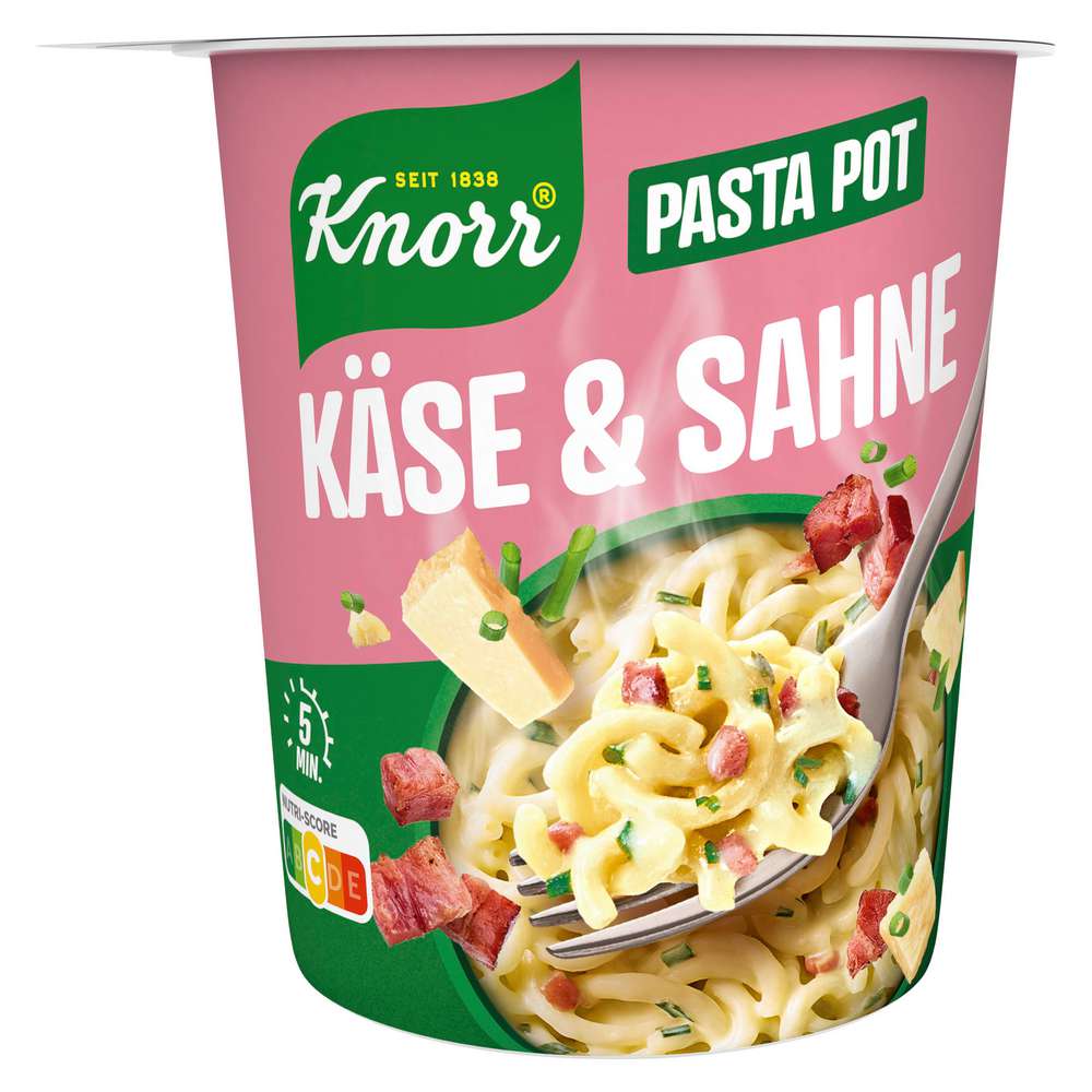 Produktabbildung Knorr Pasta Snack, Käse-Sahne