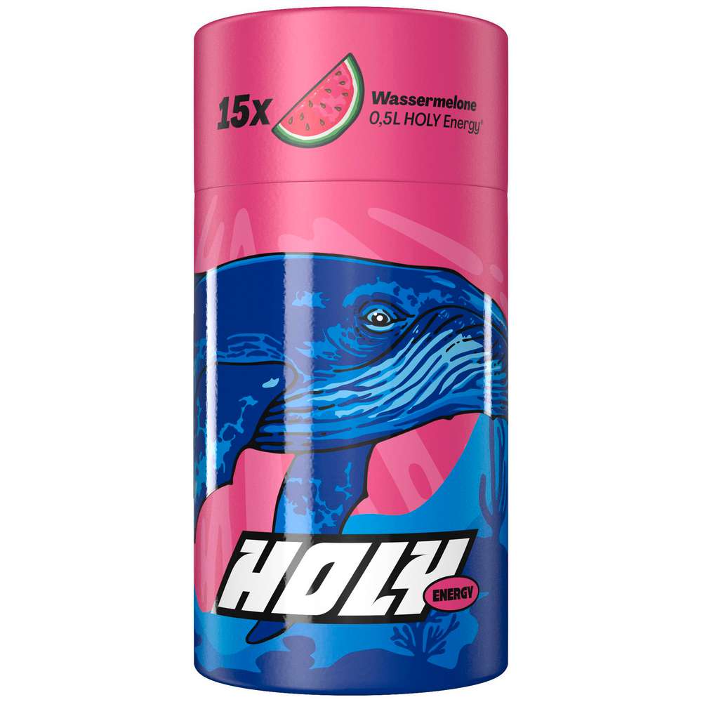 Produktabbildung HOLY Energy Pulver 15er Dose, Wassermelone