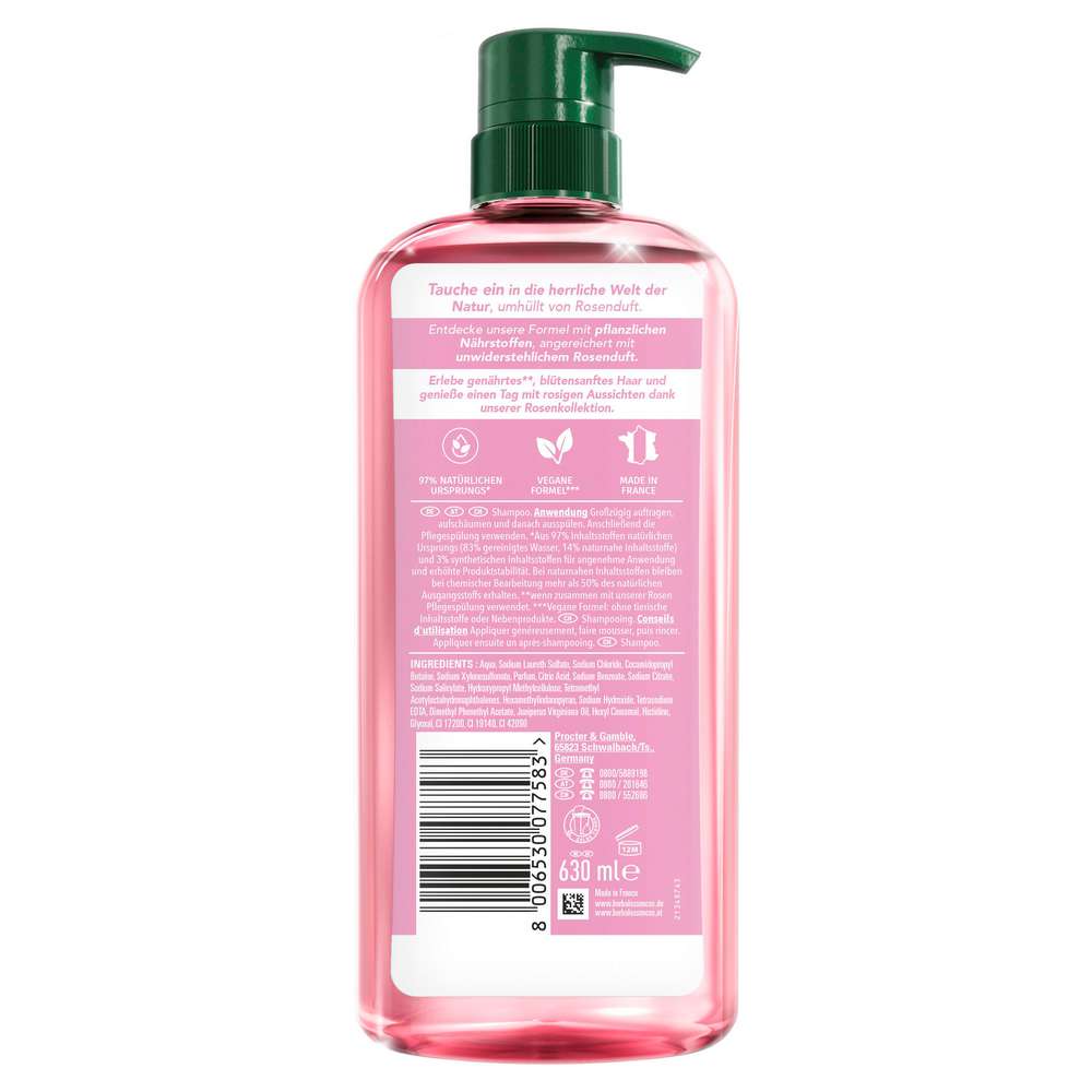 Produktabbildung Herbal Essences Shampoo, Blütensanft Rosenduft
