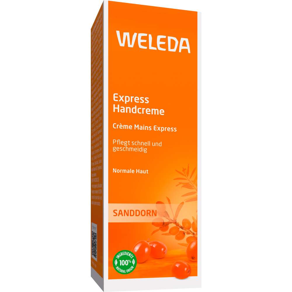 Produktabbildung Weleda Express Handcreme, Sanddorn