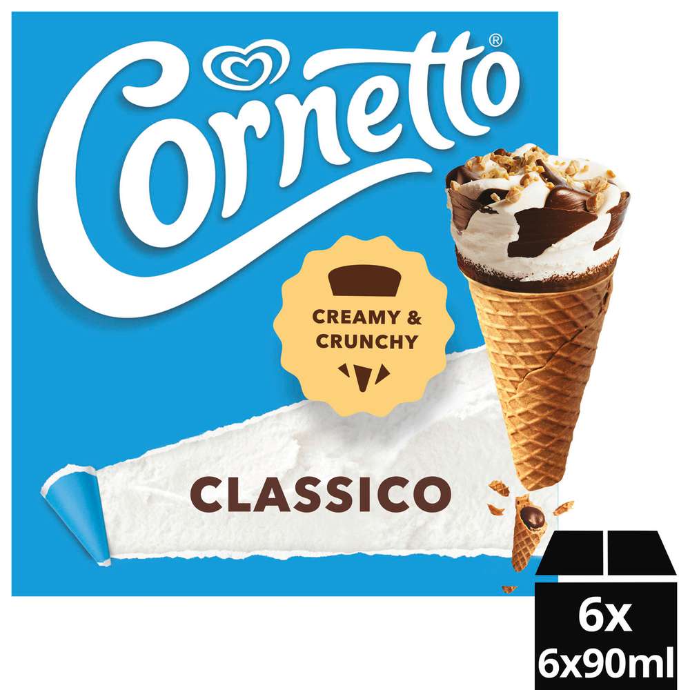 Produktabbildung Langnese Waffeleis, Cornetto Classico