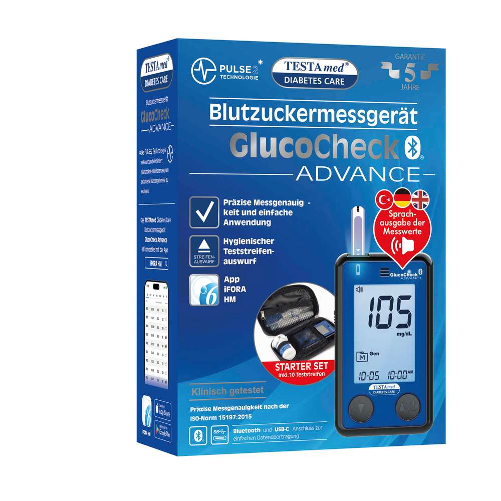 Produktabbildung Testamed Blutzuckermessgerät