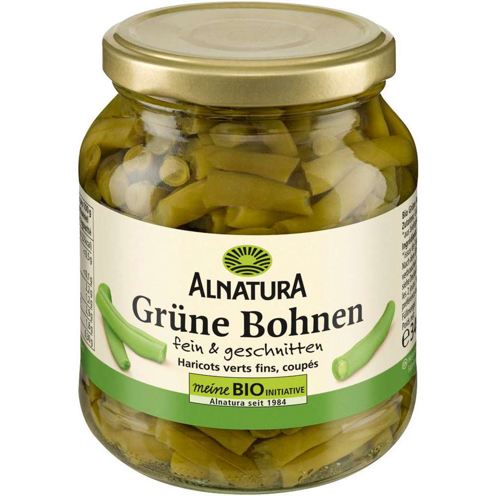 Produktabbildung Alnatura Bio Grüne Bohnen, fein & geschnitten