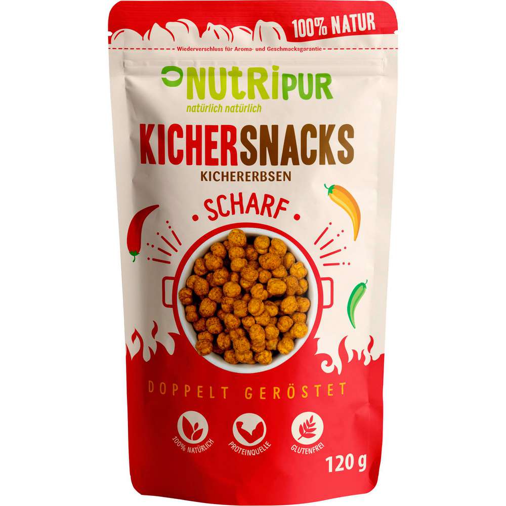 Produktabbildung Nutripur Kichersnacks scharf