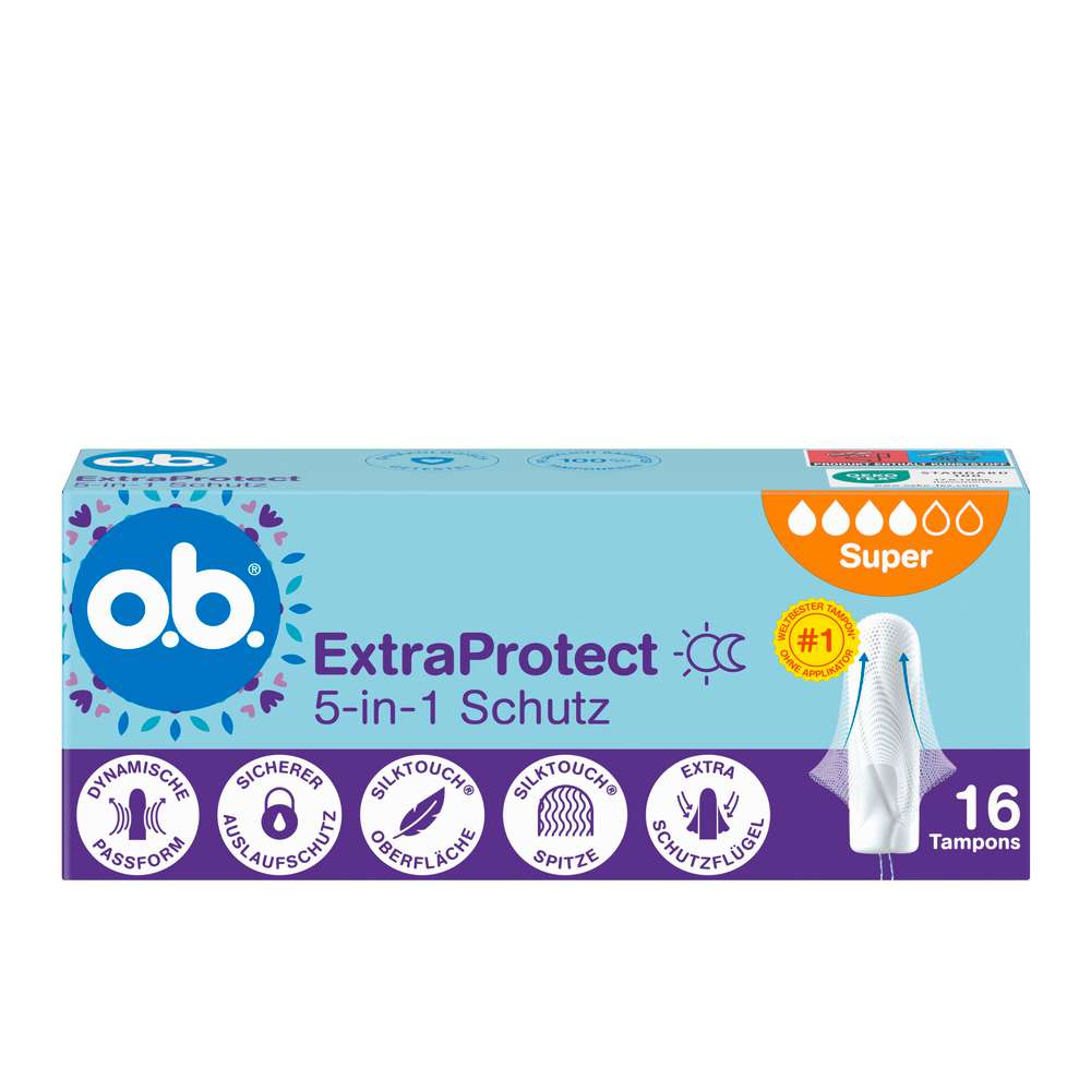 Produktabbildung o.b. Tampons ExtraProtect, Super
