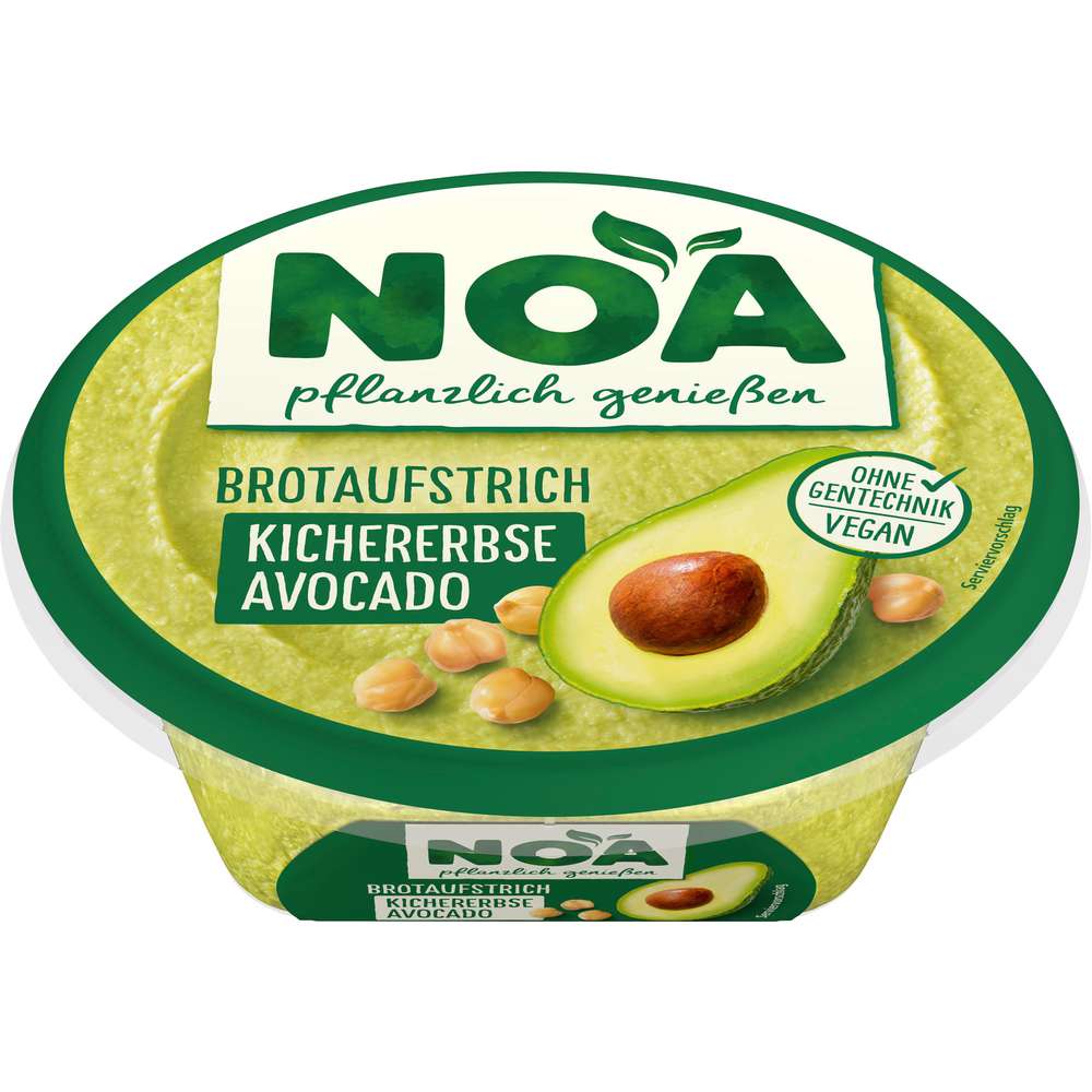 Produktabbildung Noa Brotaufstrich, Kichererbsen/Avocado